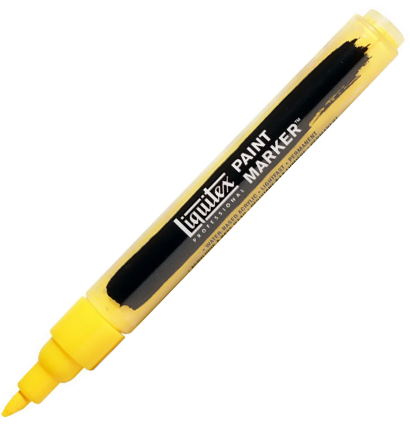 Маркер акриловый LIQUITEX PAINT MARKER Fine 2 мм 830 кадмий жёлтый средний имит купить в магазине ArtCraft.Space