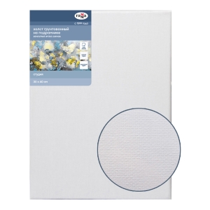 Холст на подрамнике Гамма "Студия", 30*40см, 100% хлопок, 280г/м2, мелкое зерно Холст на подрамнике Гамма "Студия", 30*40см, 100% хлопок, 280г/м2, мелкое зерно