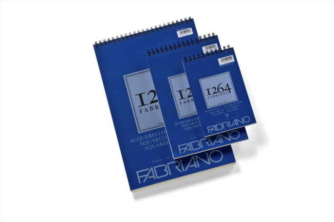 Альбом для акварели 1264 WATERCOLOUR 300г/м.кв 21х29,7 30л спираль по короткой стороне