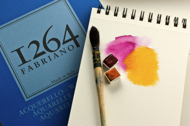 Альбом для акварели 1264 WATERCOLOUR 300г/м.кв 21х29,7 30л спираль по короткой стороне