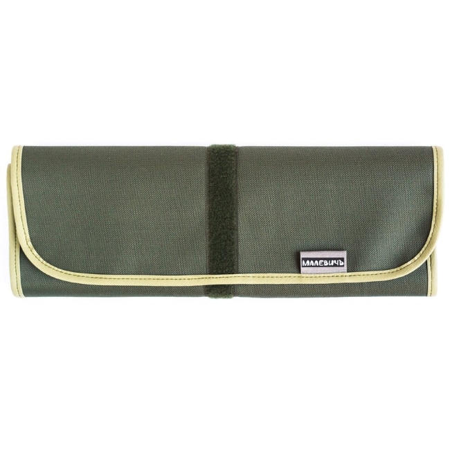 Пенал-свиток Малевичъ зелёный для длинных кистей и других принадлежностей купить в художественном магазине ArtCraft.Space с доставкой по всему миру