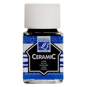 Краска по стеклу и керамике CERAMIC банка 50мл №265 черный,