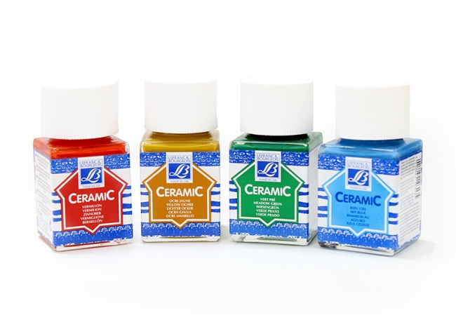 Краска по стеклу и керамике CERAMIC банка 50мл №265 черный,