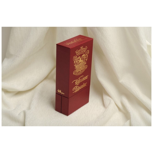 Набор карандашей художественных цветных Polycolor Retro "KOH-I-NOOR" 3826, пенал-премиум, 48 цветов