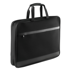 Сумка деловая OfficeSpace "Ancona" ткань, черный, 2 отделения, молния Сумка деловая OfficeSpace "Ancona" ткань, черный, 2 отделения, молния