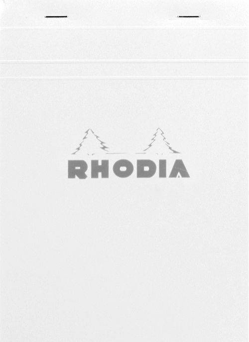 Блокнот белый в клетку Rhodia Pad Basics №16 А5 / 80 листов купить в художественном магазине ArtCraft.Space