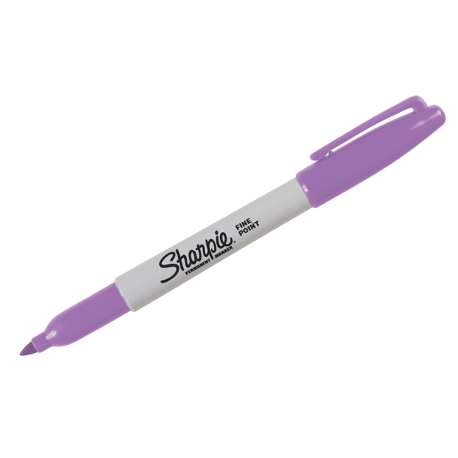Маркер перманентный Sharpie "Fine", ежевичный, пулевидный, 1мм