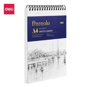 Альбом для графики Finenolo 160г/м2 A4 60л спираль по короткой стороне твердая обложка