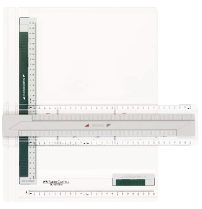 Планшет для черчения кульман Faber-Castell TK-System белый формат А4 с рейсшиной купить в художественном магазине ArtCraft.Space с доставкой по РФ и СНГ