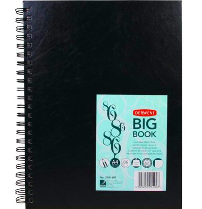 Блокнот для зарисовок Derwent Big Book на пружине А5 / 86 листов / 110 гм купить в магазине товаров для рисования ArtCraft.Space с доставкой по РФ и СНГ