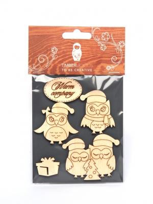 Набор заготовок для декорирования Winter17 фанера 10х14см,