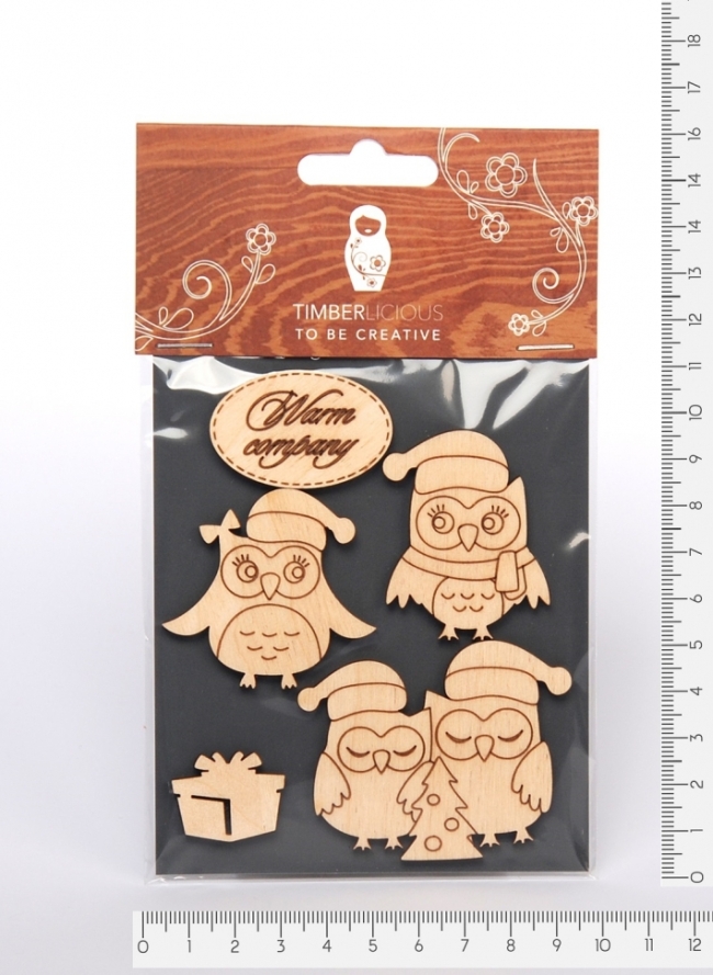 Набор заготовок для декорирования Winter17 фанера 10х14см,