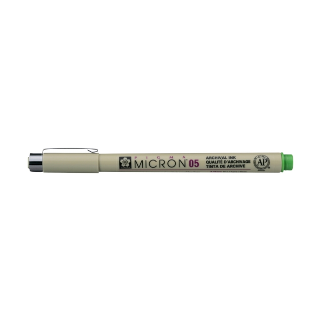 Ручка капиллярная Pigma Micron 0.45мм Салатовый