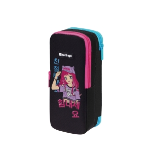 Пенал 2 отделения, 205*80*55 Berlingo "Anime", полиэстер, внутренний органайзер, магнит Пенал 2 отделения, 205*80*55 Berlingo "Anime", полиэстер, внутренний органайзер, магнит