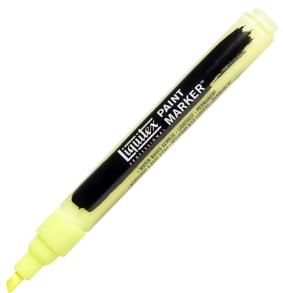 Маркер акриловый LIQUITEX PAINT MARKER Fine 2 мм 981 жёлтый флуоресцентный купить в ArtCraft.Space