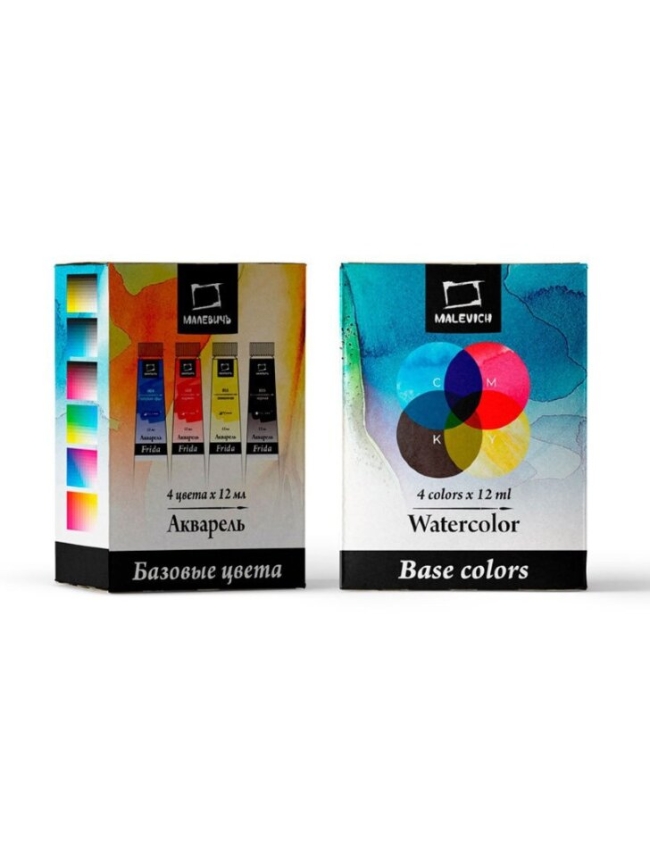 Мольберт настольный Малевичъ МЛ-14 из бука с набором акварели, кистью и малярным скотчем купить в магазине ArtCraft.Space