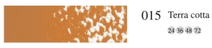 Пастель мягкая профессиональная квадратная цвет № 015 терракота