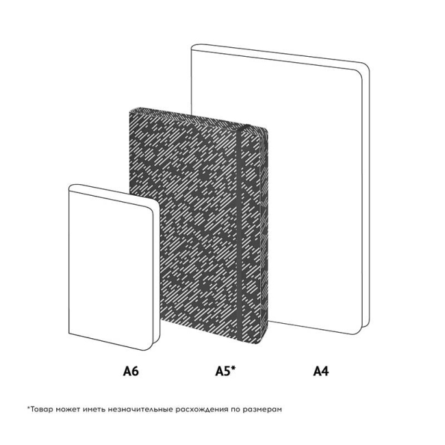 Записная книжка А5 80л. ЛАЙТ, кожзам, Greenwich Line "Urban. Ripple", тон. блок, цв. срез