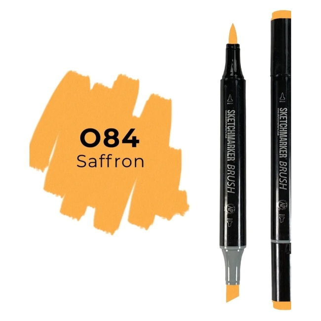 Маркер SKETCHMARKER Brush двухсторонний на спирт.основе цв.O84 Шафран