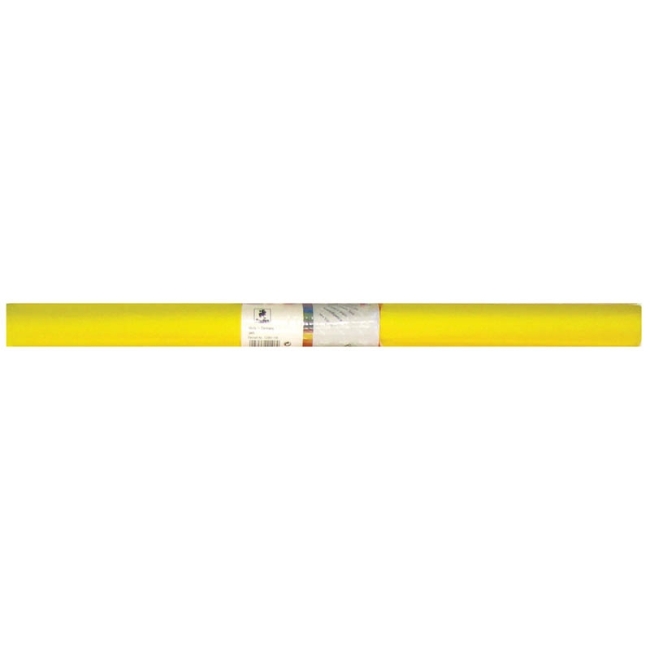 Бумага крепированная Werola, 50*250см, 32г/м2, растяжение 55%, желтая, в рулоне
