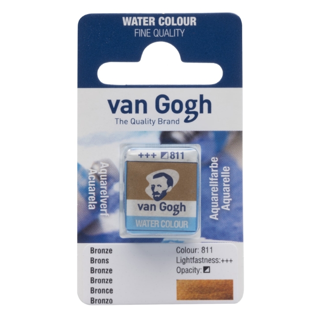 Краска акварельная Van Gogh кювета №811 Бронзовый