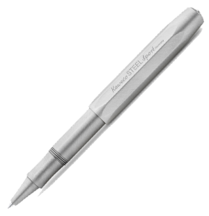 Ручка-роллер KAWECO STEEL Sport 0.7мм серебристый корпус,