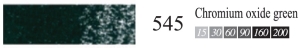 Пастель сухая мягкая профессиональная круглая Галерея цвет № 545 глубокий хромовый зеленый II