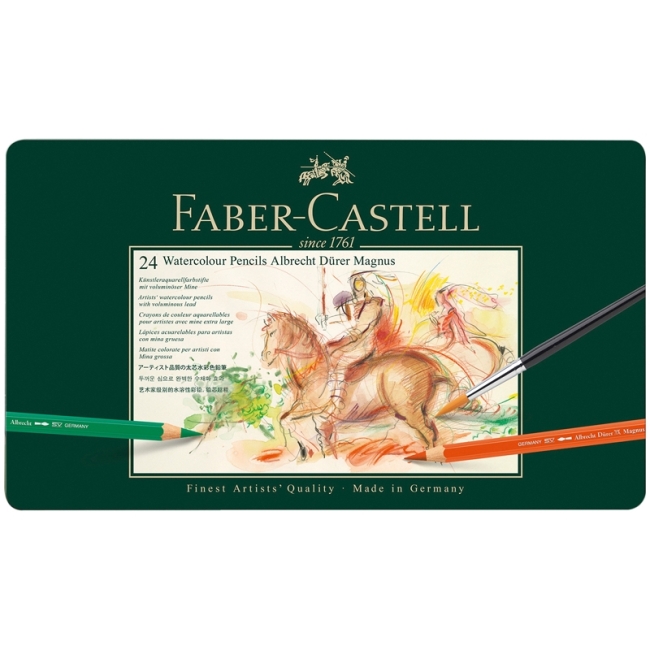Карандаши акварельные художественные Faber-Castell "Albrecht Durer Magnus", 24цв Карандаши акварельные художественные Faber-Castell "Albrecht Durer Magnus", 24цв