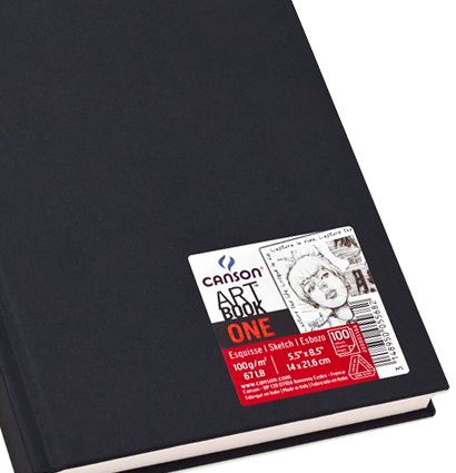 Скетчбук универсальный Canson Art Book One А6 в твердом переплете купить в художественном магазине для рисования ArtCraft.Space с доставкой по РФ и СНГ
