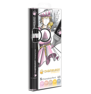 Наборы маркеров из 5 штук "Пастельные тона"