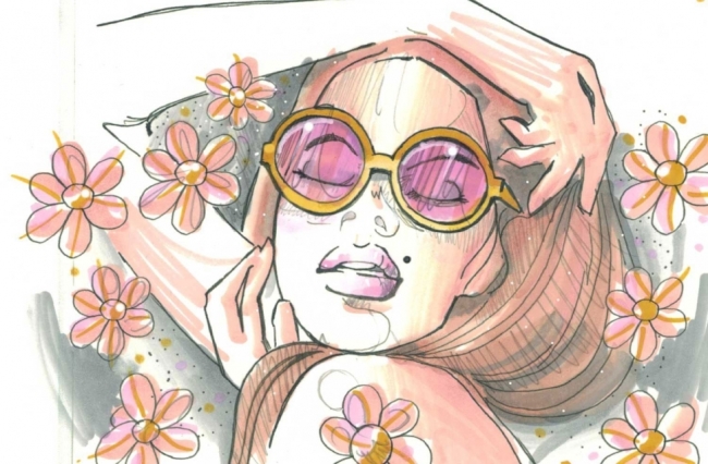 Наборы маркеров из 5 штук "Пастельные тона"