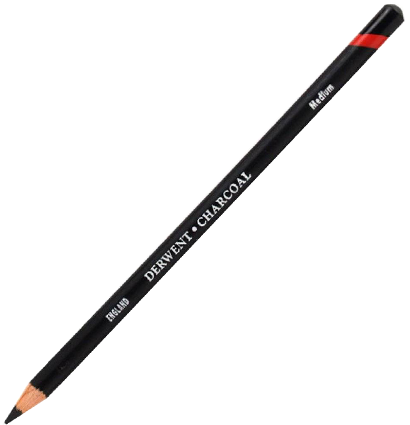 Угольный карандаш Derwent Charcoal Pencil поштучно средний купить в художественном магазине ArtCraft.Space с доставкой по РФ и СНГ