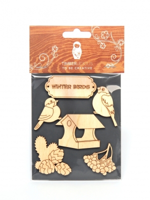 Набор заготовок для декорирования Winter19 фанера 10х14см,