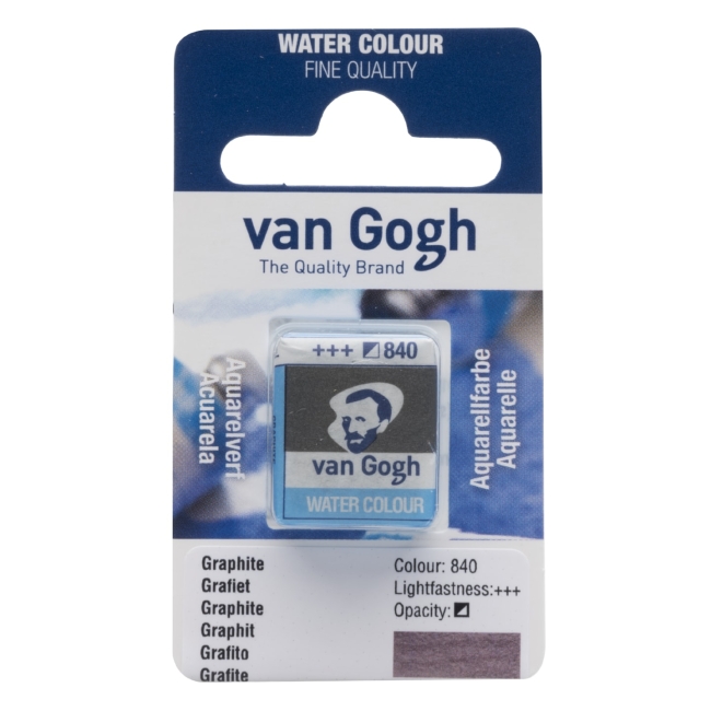 Краска акварельная Van Gogh кювета №840 Графит