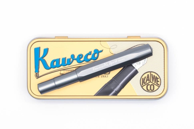 Ручка-роллер KAWECO AL Sport 0.7мм серебристый корпус,