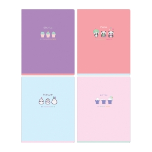 Тетрадь 48л., А5, клетка MESHU "Sweet mono", матовая ламинация