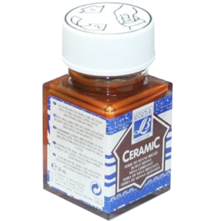 Краска по стеклу и керамике CERAMIC банка 50мл №481 жженая сиенна,