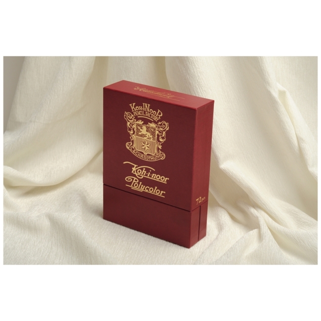 Набор карандашей художественных цветных Polycolor Retro "KOH-I-NOOR" 3827, пенал-премиум, 72 цвета