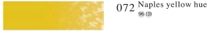 Пастель профессиональная сухая полутвёрдая квадратная цвет № 072 желтый Неаполь