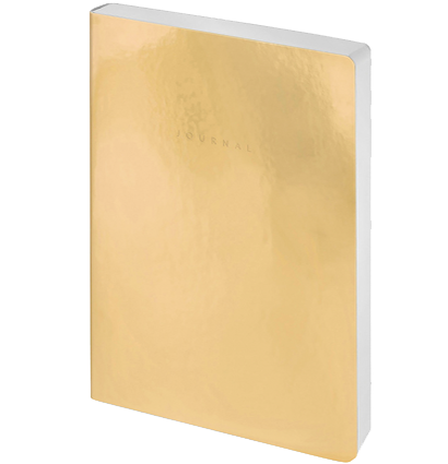 Ежедневник недатир. A5, 136л., кожзам, Greenwich Line "Galaxy. Golden mirror", тон. блок