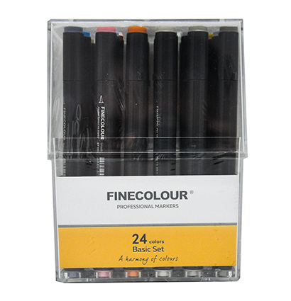 Набор Finecolour mini Brush 24 цвета Basic