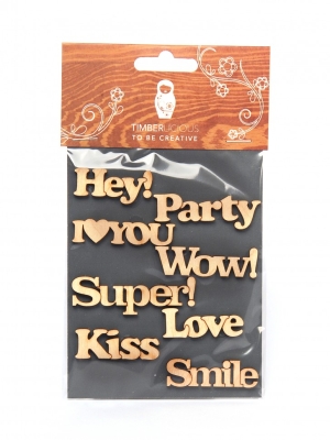 Набор заготовок для декорирования Basic shapes1 фанера 10х14см,