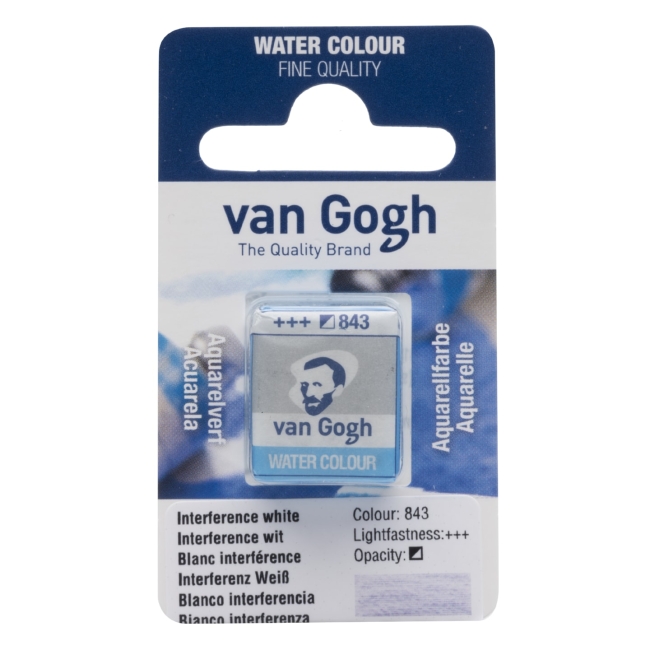 Краска акварельная Van Gogh кювета №843 Белый интерферентный