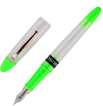Ручка перьевая Manuscript Clarity Handwriting Nib зеленый корпус и 2 черных картриджа купить в магазине ArtCraft.Space с доставкой