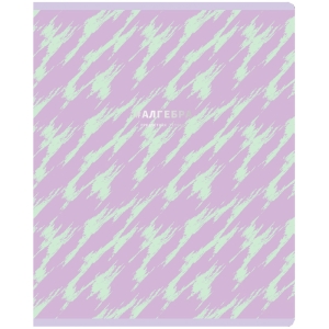 Тетрадь предметная 48л. MESHU "Duo Brush" - Алгебра, матовая ламинация, тиснение фольгой