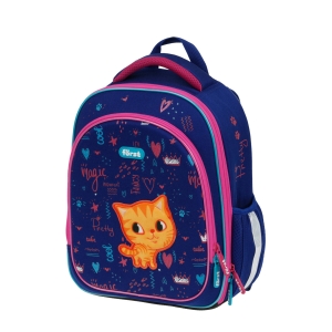 Ранец Forst F-LIGHT "Funny cat" 37*28*16см, 2 отделения, 2 кармана, анатомическая спинка