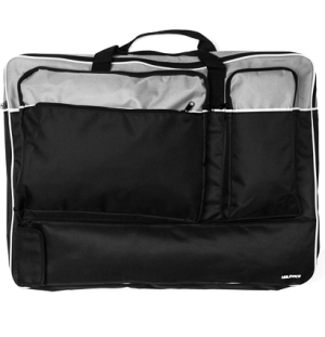 Сумка для художника Малевичъ, с карманами, серая 63х47 см