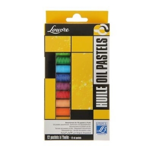 Набор масляной пастели LOUVRE 12цв,