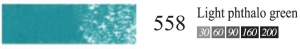 Пастель сухая мягкая профессиональная круглая Галерея цвет № 558 голубовато-зеленый II