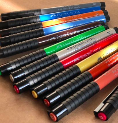 Набор брашпенов "Базовый" Faber-Castell Pitt Artist Pen Brush 6 цветов купить в художественном магазине ArtCraft.Space с доставкой по РФ и СНГ Набор брашпенов "Базовый" Faber-Castell Pitt Artist Pen Brush 6 цветов купить в художественном магазине ArtCraft.Space с доставкой по РФ и СНГ